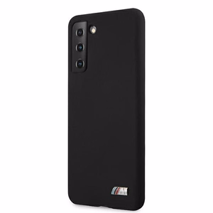BMW Silikoninis M Kolekcijos dėklas Samsung Galaxy S21+ - juodas