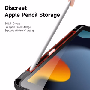 DUX DUCIS dėklas MAGI (m) su pieštuko laikymo vieta skirtas iPad Pro 13 (2024) - juodas (m)