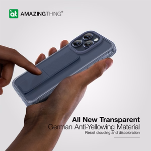 Amazing Thing Titan Pro laikiklio dėklas 10FT IP156.7PTHBU Iphone 15 Pro Max tamsiai mėlyna su stovu