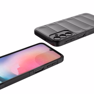 Dėklas telefonui Magic Shield Samsung Galaxy A24 4G lankstus apsauginis dėklas - raudonas