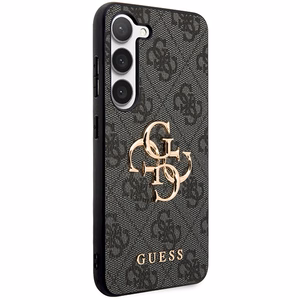 Guess 4G Big Metal Logo case for Samsung Galaxy A55 - black