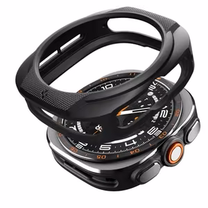 Spigen Liquid Air dėklas, skirtas „Samsung Galaxy Watch Ultra 47 mm“ – juodas