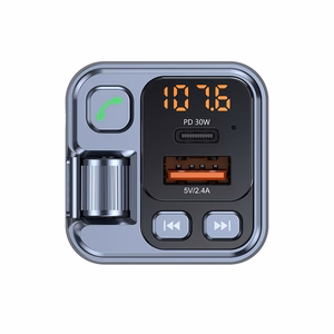 Blavec FM transliatorius Flash TR-05 MP3, Bluetooth - USB + Type C - PD 30W (TFMFTR05-B) juodas