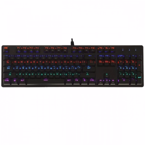 ART laidinė mechaninė klaviatūra USB A QWERTY LED AK-51 juoda
