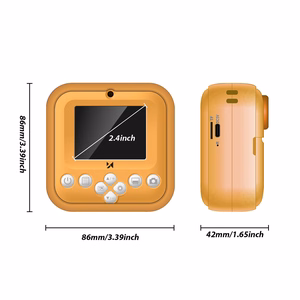 Wozinsky WDT-05 terminio spausdintuvo kamera vaikams - oranžinė