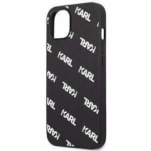 Karl Lagerfeld Allover dėklas telefonui iPhone 13 mini - juodas
