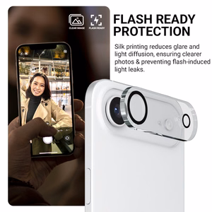 Защитное стекло Crong Lens Shield для объективов камеры iPhone Air