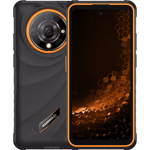 Hammer Iron 6 – 6.56 colio IPS 1612 × 720 išmanusis telefonas, MediaTek, 6/128 GB, 4G, 48 MP galinė kamera, Android 14, 6050 mAh, juodas