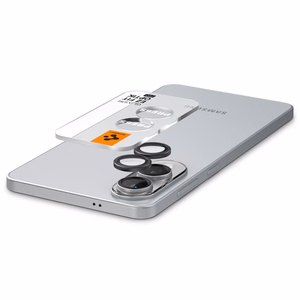 Spigen Optik Pro GLAS.TR "Ez Fit" 2 rinkinys kameros dangtelis Samsung Galaxy S25 Edge - juodas