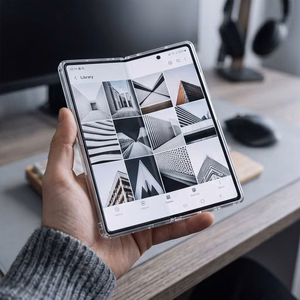 Tech-Protect FlexAir Hybrid MagSafe dėklas, skirtas Samsung Galaxy Z Fold 8 Ultra – spalva: skaidri