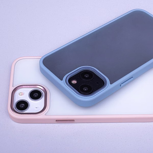 Satininis matinis dėklas iPhone 15 Pro Max 6,7" mėlynas