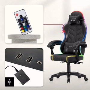 Huzaro Force 2.7 RGB Black Gaming Chair