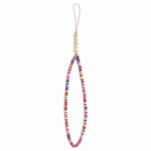 Guess pendant GUSTGMPP Phone Strap multicolor pink/multicolor pink Heishi Beads