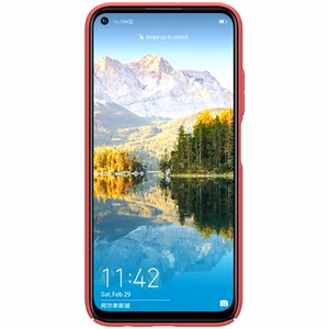Чехол Nillkin Super Frosted Shield для Huawei P40 Lite / Nova 7i / Nova 6 SE, ярко-красный