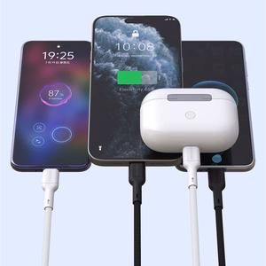 Dudao L9C 65W USB-C - USB-C kabelis 1m - baltas