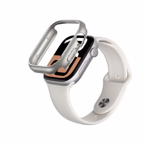 AmazingThing Minimal чехол для Apple Watch 46 мм – серебряный