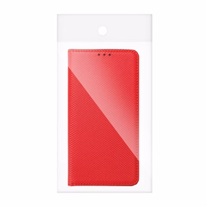 SMART CASE knygos tipo dėklas telefonui SAMSUNG A14 4G / A14 5G raudonas
