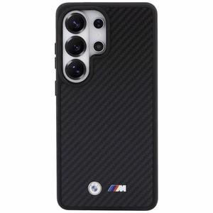 BMW M Kevlar Logo чехол MagSafe для Samsung Galaxy S26 Ultra чёрный