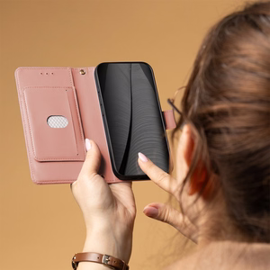 TFO Smart Triangle atverčiamas dėklas, skirtas Xiaomi Redmi A7 Pro – rožinis