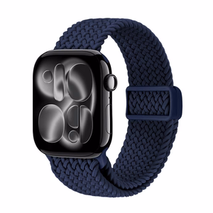Crong Wave Band pintas Apple Watch dirželis, 38/40/41/42 mm, tamsiai mėlynos spalvos