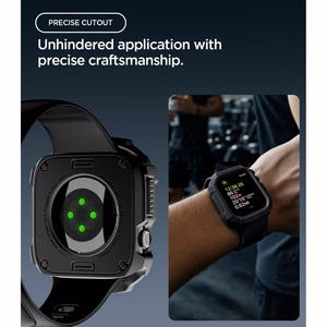 Чехол Spigen Rugged Armor для Apple Watch 42 mm – матовый чёрный