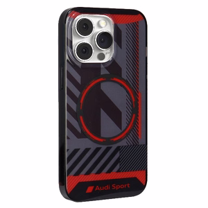 Audi IML sportinis magnetinis dėklas iPhone 13 Pro / 13 6.1" - juodas