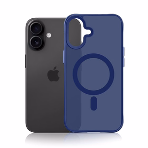 "3mk Smoke MagCase" dėklas "iPhone 17" - mėlynas permatomas