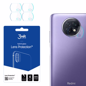 3MK ГИБКИЙ СТЕКЛЯННЫЙ ОБЪЕКТИВ XIAOMI REDMI NOTE 9T 5G СТЕКЛО ДЛЯ КАМЕРЫ 4 ШТ.