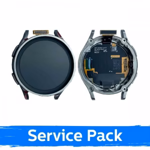 LCD ekranas skirtas Samsung R920 Watch 5 Pro 45mm su rėmeliu / Gray Titanium / (Service Pack)