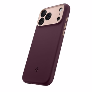 Spigen Nano Pop Mag MagSafe dėklas iPhone 17 Pro Max telefonui – burgundiškas