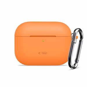 Tech-Protect silikoninis dėklas su kabliuku AirPods Pro ausinėms - oranžinis