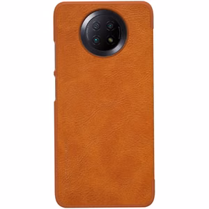Nillkin Qin leather holster case for Xiaomi Redmi Note 9T 5G brown