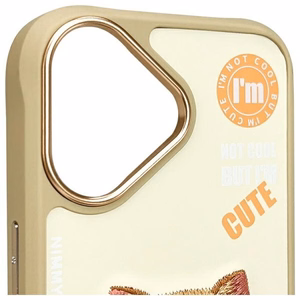Nimmy Cool&Cute 2.0 Katės dėklas telefonui iPhone 16 - žalias