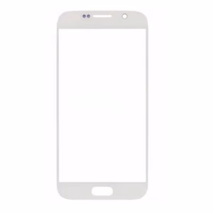 Outer Screen Glass Compatible With Samsung G920 S6 White HQ
