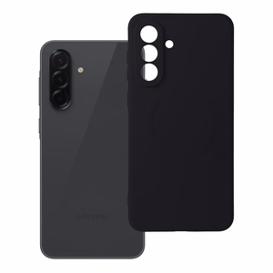 Чехол для Samsung A36 силиконовый Mag Cover совместимый с MagSafe чёрный