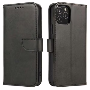 Magnetinis dėklas telefonui su atvartu ir stovu Motorola Moto G Power 2022 juodas