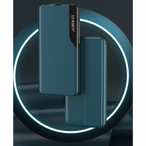 Eco Leather View Case элегантный чехол-книжка с функцией подставки Xiaomi Redmi K40 Pro + / K40 Pro / K40 / Poco F3 оранжевый