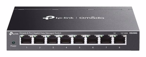 TP-Link Omada ES208G tinklo komutatorius Managed L2 Gigabit Ethernet (10/100/1000) juodas