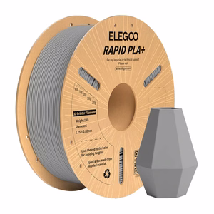 ELEGOO Rapid PLA+ gija (pilka)