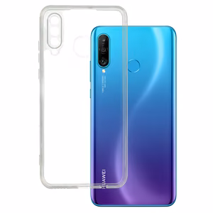 Itin plonas 1mm dėklas telefonui Huawei P30 Lite permatomas