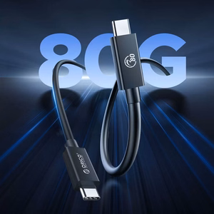 Orico USB4 Thunderbolt 5 кабель 80Gbps 240W USB-C to USB-C 2m - черный