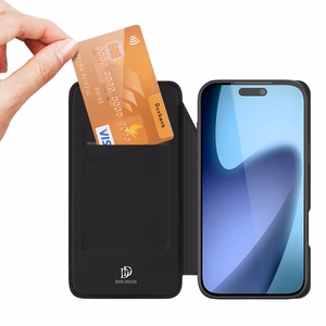 Чехол-кошелёк Dux Ducis Skin Pro для iPhone 17 Air чёрный