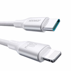 USB kabelis Joyroom (S-A28) "USB-C (Type-C) to Lightning Cable" (30W 2m) baltas