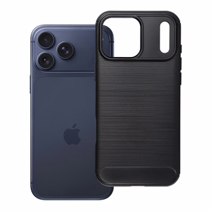 Dėklas iPhone 17 Pro Max / 18 Pro Max (žemas kameros kraštas) Carbon 2.0 juodas
