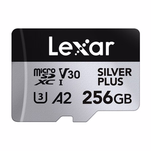 Karta pamięci Lexar High-Performance Silver Plus microSDXC 256GB + adapter