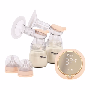 Momini двойной беспроводной электронный молокоотсос MilkySilky