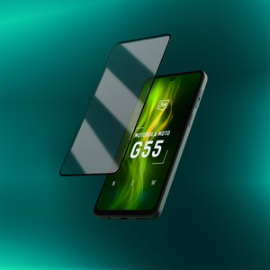 Закалённое стекло 3mk HardGlass Max Lite чёрное для Motorola Moto G55 5G
