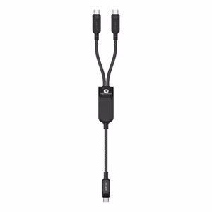 Acefast C5 кабель USB-C - USB-C USB-C 2 в 1 100W 480Mb/s - чёрный