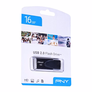 PNY Attaché 4 2.0 16GB USB atmintukas USB A tipo Juoda