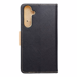 Flip case for Samsung A55 Fancy Book black / gold
